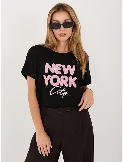 Bluzka RV BZ model 22102608 czarny - FPrice Bluzka RV BZ model 22102608 czarny - FPrice