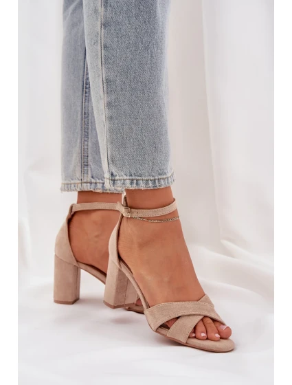 Sandály na podpatku  model 210151 Step in style