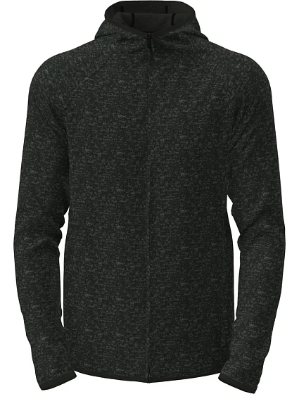 Stedman Lux Knit Fleece Jacket Men Pánská pletená fleecová bunda s kapucí 05.5460 black opal heather