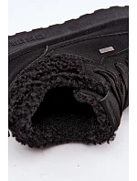Dámské sněhule na platformě s kožešinou typu Big Star Černé model 22391302 - Big Star Shoes
