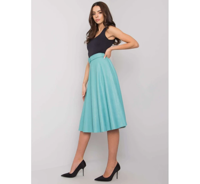 Spódnica DHJ SD model 20961763 turkusowy - FPrice Spódnica DHJ SD model 20961763 turkusowy - FPrice