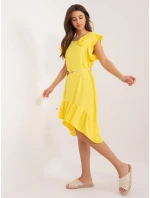 Sukienka DHJ SK model 19768919 żółty - FPrice