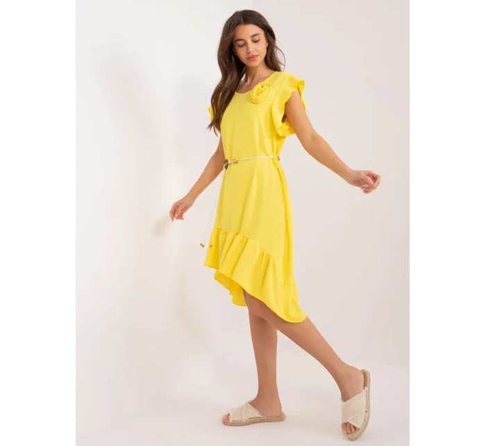 Sukienka DHJ SK model 19768919 żółty - FPrice