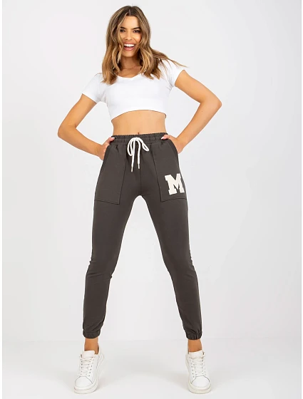 Tepláky RV DR model 17500175 tmavá khaki - FPrice