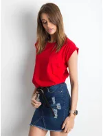 Tričko RV TS 4833.01P červená Tričko RV TS 4833.01P červená