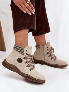 Zateplené dámské trapery Zenaya – světle béžové