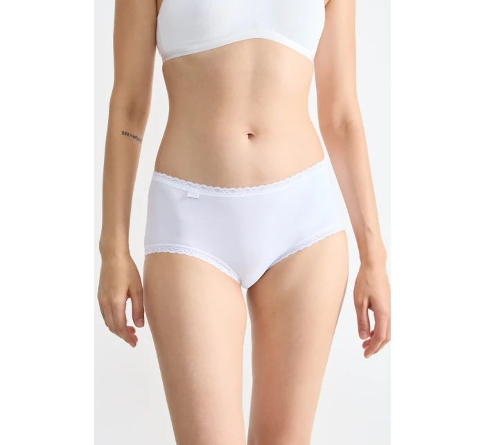 SLOGGI 24/7 BAVLNĚNÉ KRAJKOVÉ MIDI KALHOTY