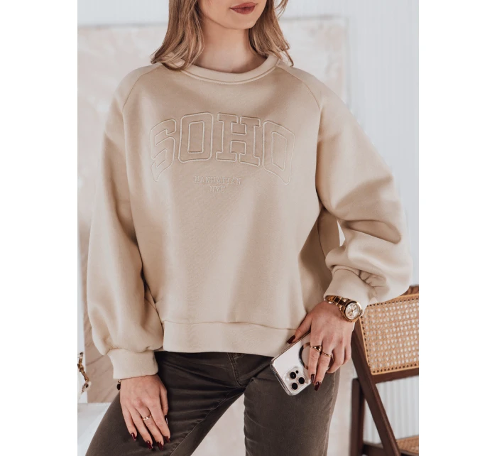 Dámská mikina béžová Dstreet model 21983639 - FashionStreet