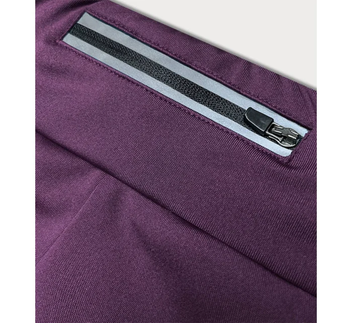 Tmavě fialové trekingové legíny model 18498129 - Therapy