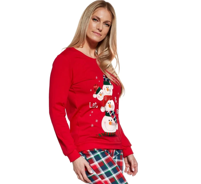 Dámské pyžamo 671/348 Snowman - CORNETTE