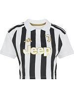 Dámské tričko adidas Juventus 26/27 Home Cropped Jersey, bílo-černé, KB8878 Dámské tričko adidas Juventus 26/27 Home Cropped Jersey, bílo-černé, KB8878