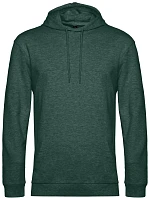 B&C #Hoodie Pánská mikina s kapucí 01.U03W heather dark green