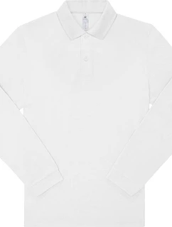 B&C My Polo 180 LSL Piqué polo s dlouhým rukávem 01.U425 white