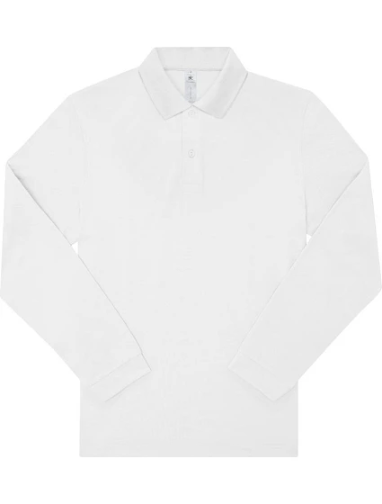 B&C My Polo 180 LSL Piqué polo s dlouhým rukávem 01.U425 white B&C My Polo 180 LSL Piqué polo s dlouhým rukávem 01.U425 white
