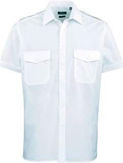 Premier PR 212 Pilotní košile s krátkým rukávem 39.0212 light blue