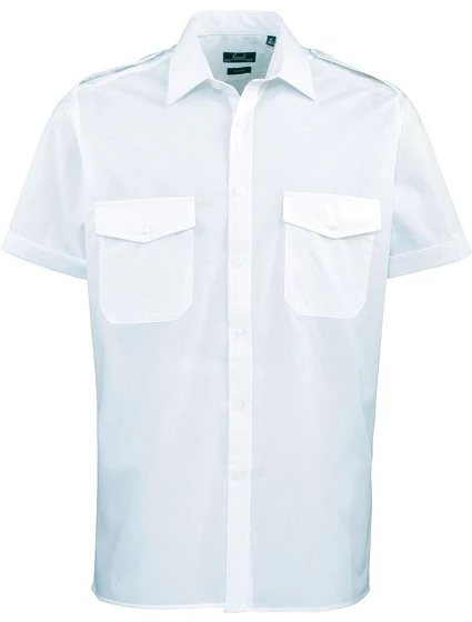 Premier PR 212 Pilotní košile s krátkým rukávem 39.0212 light blue Premier PR 212 Pilotní košile s krátkým rukávem 39.0212 light blue