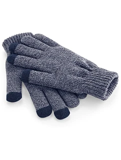 B Pletené rukavice na 53.0 heather navy model 22411752 - Beechfield