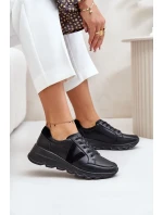 Kožené Dámské Sportovní Boty Vinceza Černé Kožené Dámské Sportovní Boty Vinceza Černé