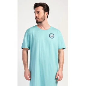 Pánská noční košile s krátkým rukávem Sea