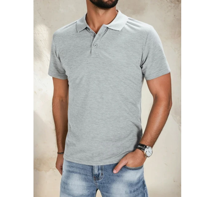 Pánská světle šedá polokošile model 21964633 - Dstreet