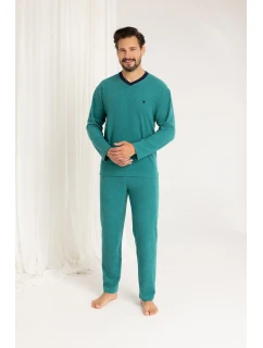 Pánské dlouhé froté pyžamo model 21422794 MXL - Regina