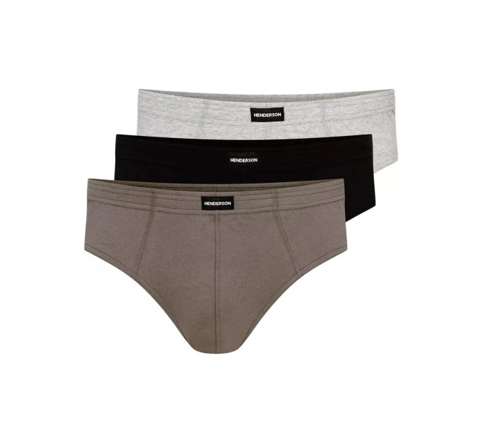 Pánské slipy 3 pack 1446 Basic k666 - HENDERSON