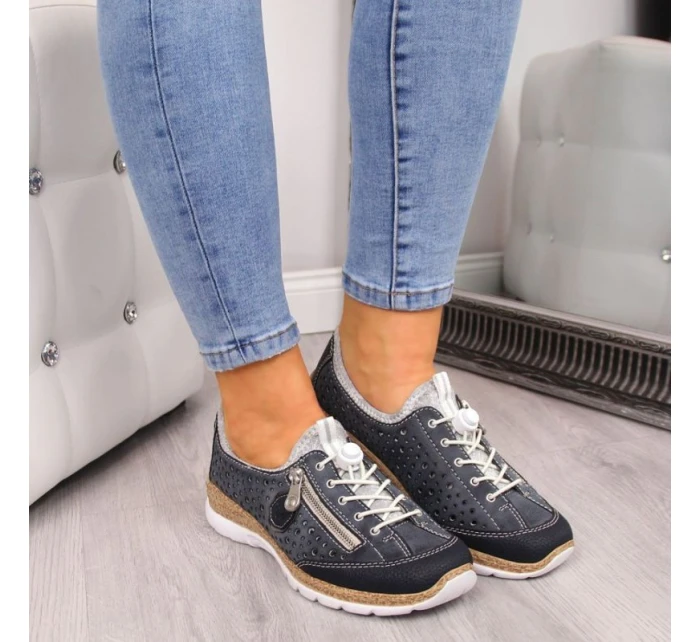 damskie sportowe granatowe model 22035565 - Rieker