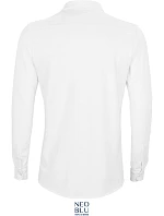 NEOBLU Basile Men Piqué košile s dlouhým rukávem 24.3777 optic white NEOBLU Basile Men Piqué košile s dlouhým rukávem 24.3777 optic white