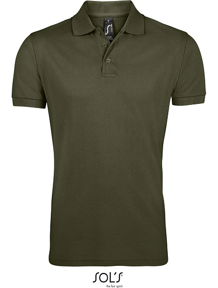 SOL'S Prime Men Pánské piqué polo z těžké bavlny 25.0571 army SOL'S Prime Men Pánské piqué polo z těžké bavlny 25.0571 army