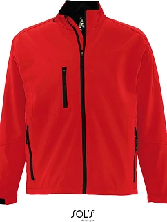 SOL'S Relax Pánská 3-vrstvá softshellová bunda model 22523647 pepper red