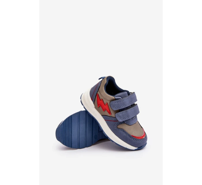 Dětské sportovní boty s zipem modré model 21632853 - EVENTO Dětské sportovní boty s zipem modré model 21632853 - EVENTO