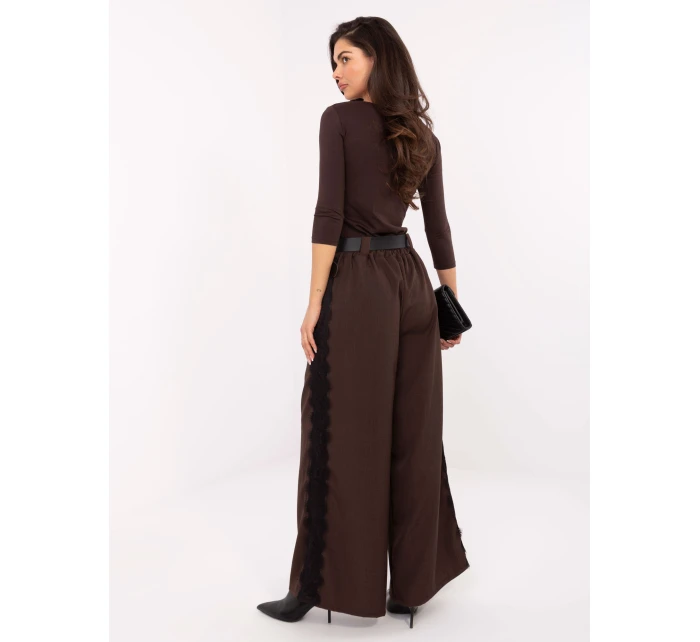 Kalhoty MI SP 62440.56 tmavě hnědé Kalhoty MI SP 62440.56 tmavě hnědé