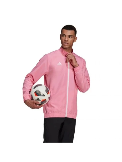 Pánská sportovní bunda Entrada 22 M HC5040 ruůRůžová - Adidas