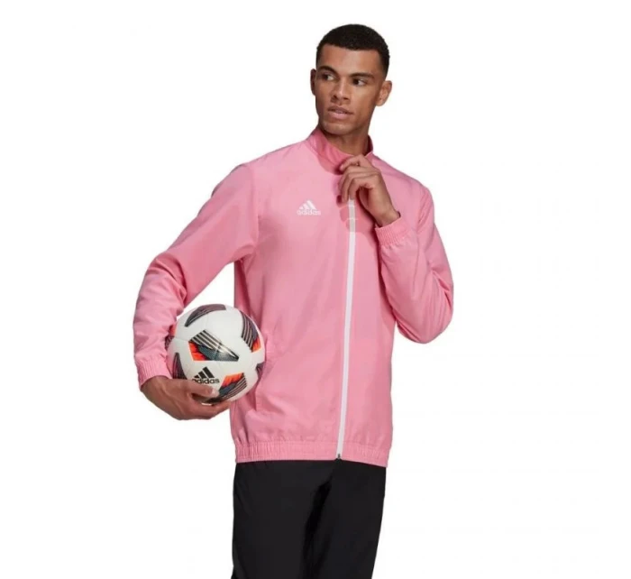 Pánská sportovní bunda Entrada 22 M HC5040 ruůRůžová - Adidas