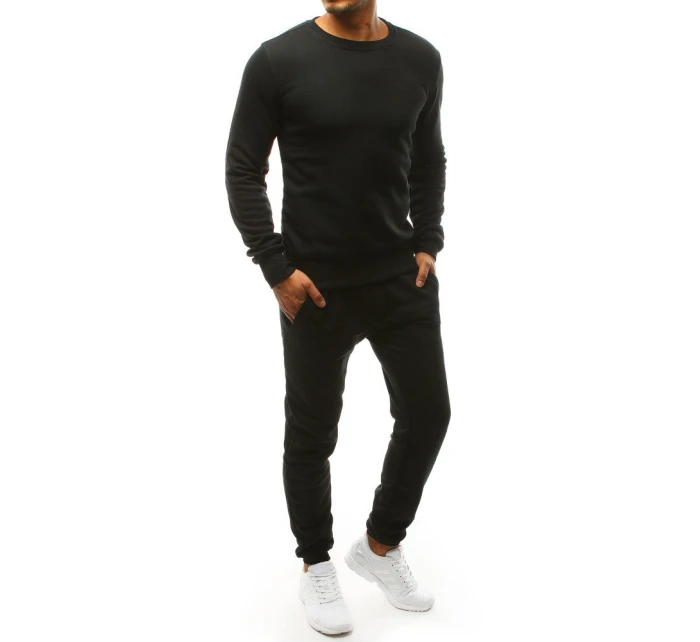 FashionStreet černá pánská tepláková souprava AX0377