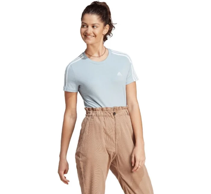 Tričko adidas Essentials Slim 3-Stripes Tee W IM2788