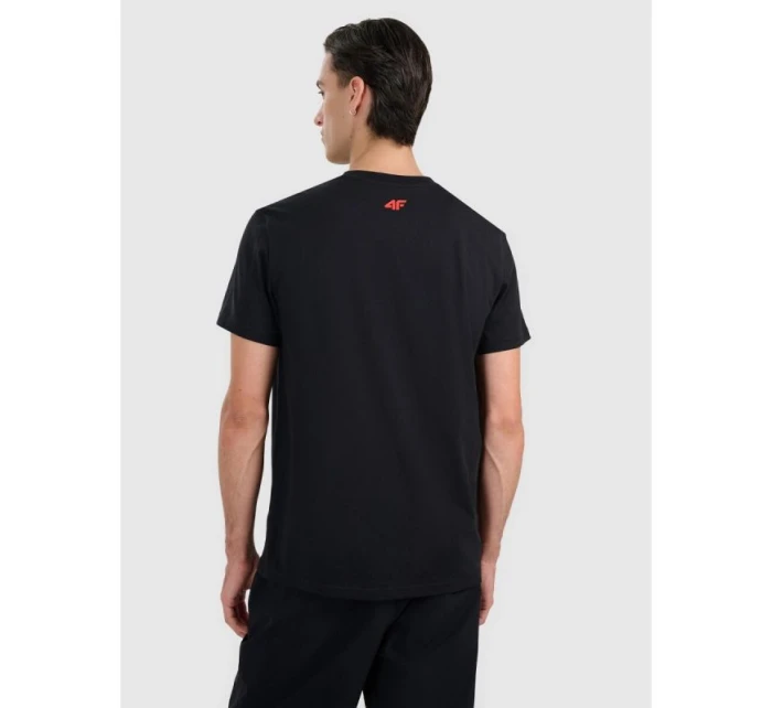 Pánské tričko s potiskem 4F 4FRAW25TTSHM3224-20S