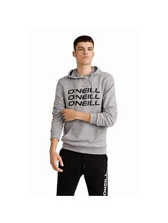O'neill sports klokaní mikina s kapucí pánská Triple grey fashion pánské