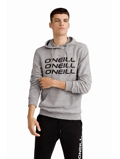 O'neill sports klokaní mikina s kapucí pánská Triple grey fashion pánské