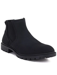 Pánské vysoké kotníkové boty, černé, model 22348417