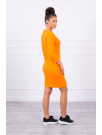 Šaty Klasická oranžová neonová