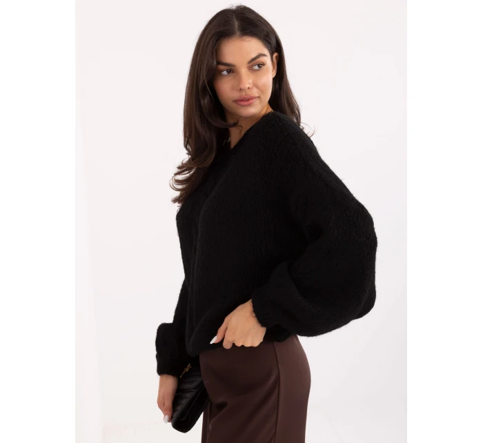 Sweter MI SW model 21749886 czarny - FPrice Sweter MI SW model 21749886 czarny - FPrice