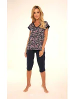 Dámské pyžamo De Lafense 489 Mia kr/r S-2XL