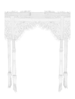 Dámský podvazkový pás Fuchsia white - JULIMEX