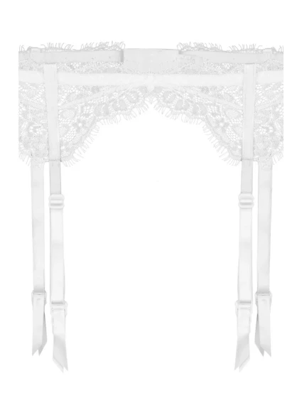 Dámský podvazkový pás Fuchsia white - JULIMEX