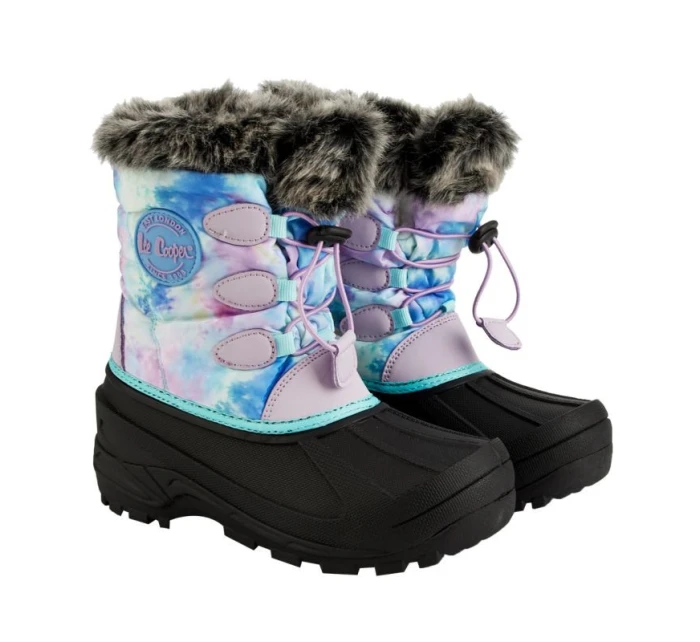 Dětské boty Lee Cooper fialové a modré LCJ-25-10-3778K