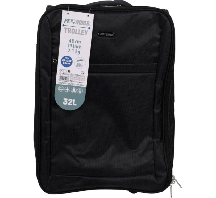 KABINOVÝ CESTOVNÍ KUFR 32L ČERNÝ PROWORLD