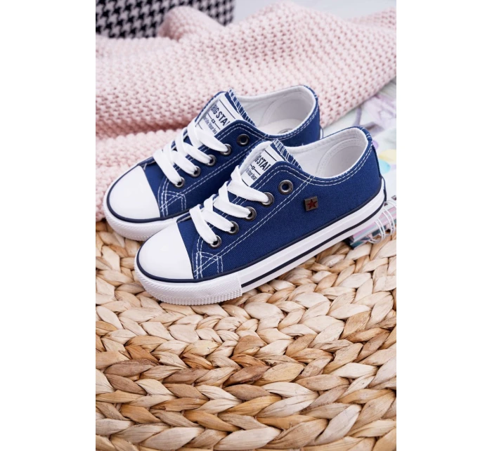 Dětská Obuv Tenisky Big Star FF374202 Tmavě Modré