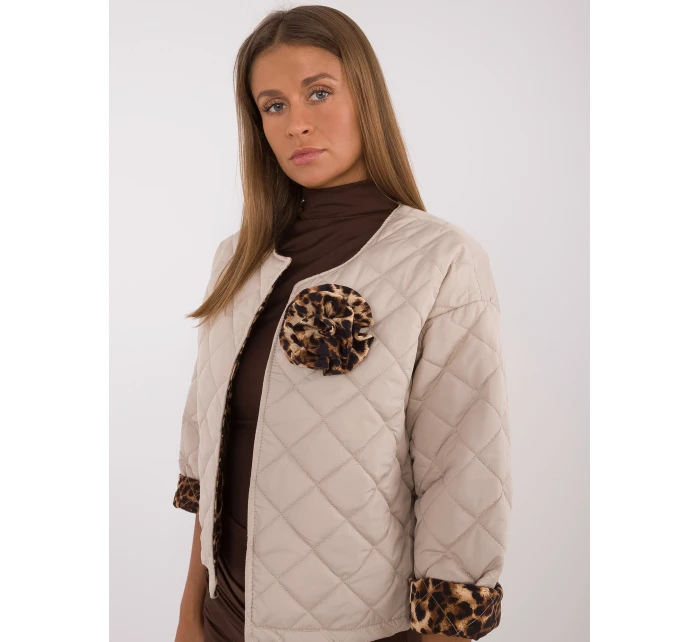 Kurtka DHJ KR model 21409584 beżowy - FPrice