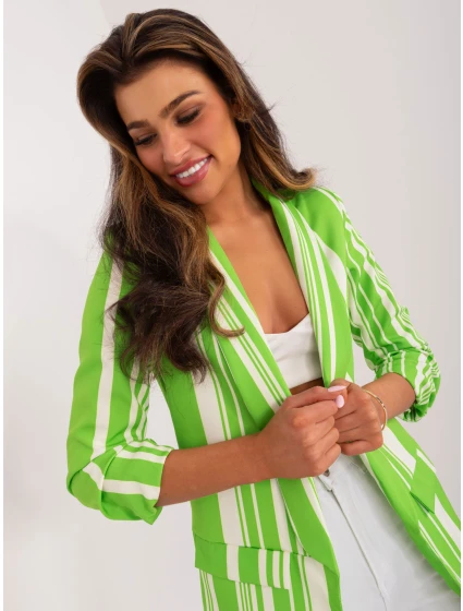 Marynarka DHJ MA model 21217676 jasny zielony - FPrice Marynarka DHJ MA model 21217676 jasny zielony - FPrice